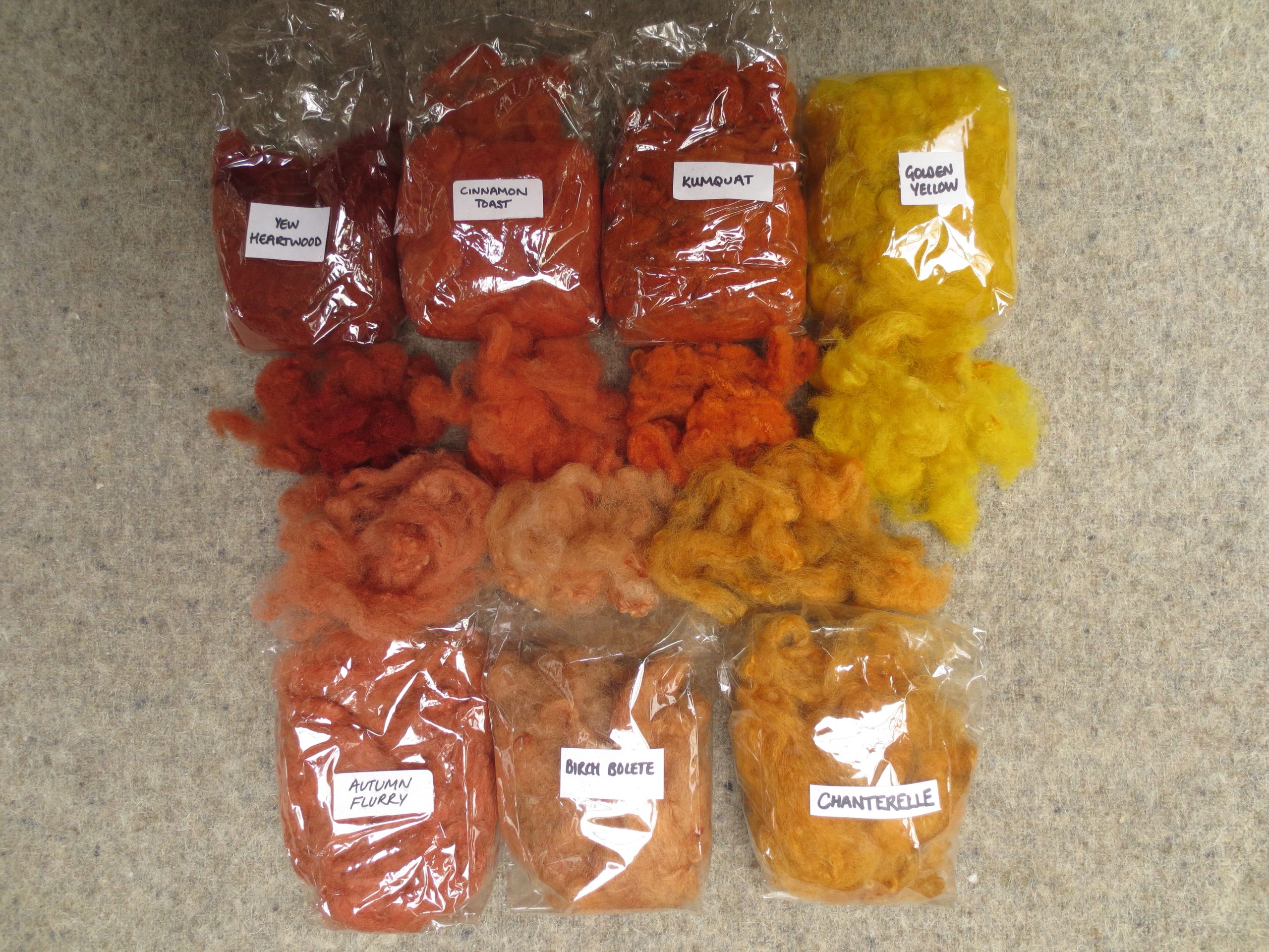 Naturally Dyed Home Grown British Shetland Felting Wool - Image 7