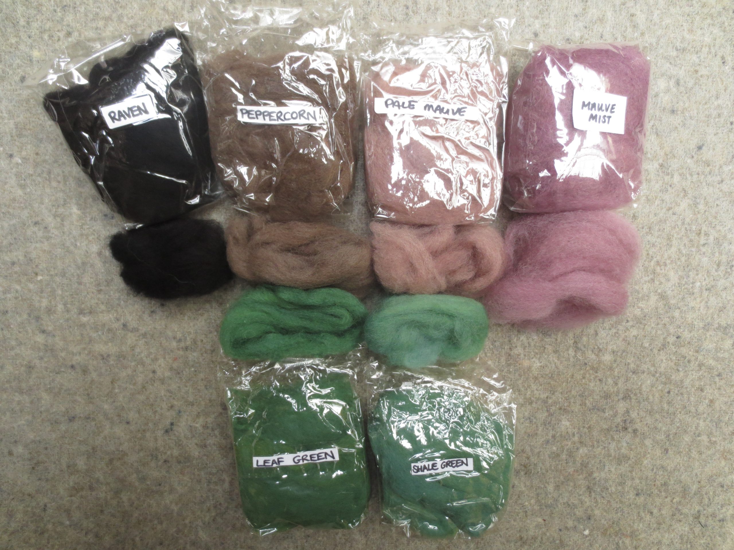 Naturally Dyed British Shetland Felting Wool - Earth Colours (combed top) - Image 5