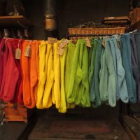 Size 4-7 Stanbury Walkers Bright Range, British wool walking socks - naturally dyed