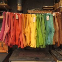 Size 8-10 Stanbury Walkers Earth Range, British wool walking socks - naturally dyed