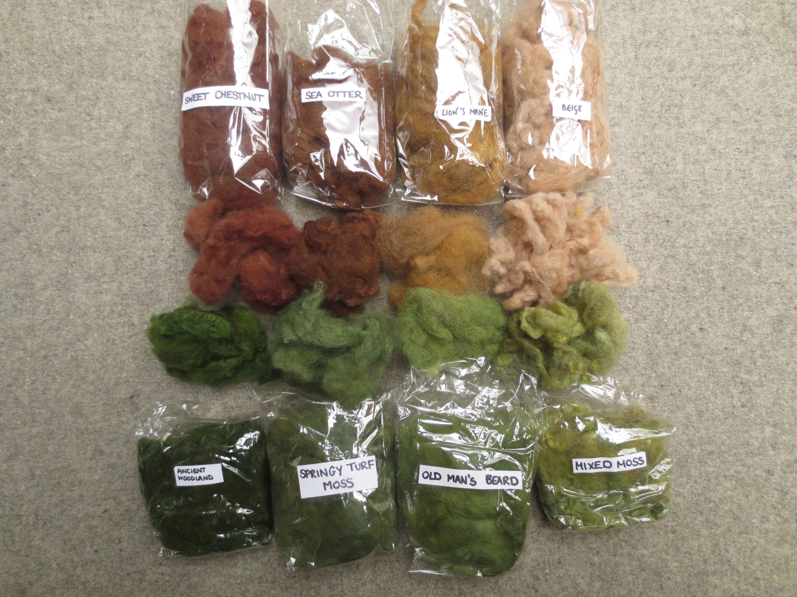 Naturally Dyed Home Grown British Shetland Felting Wool - Image 10