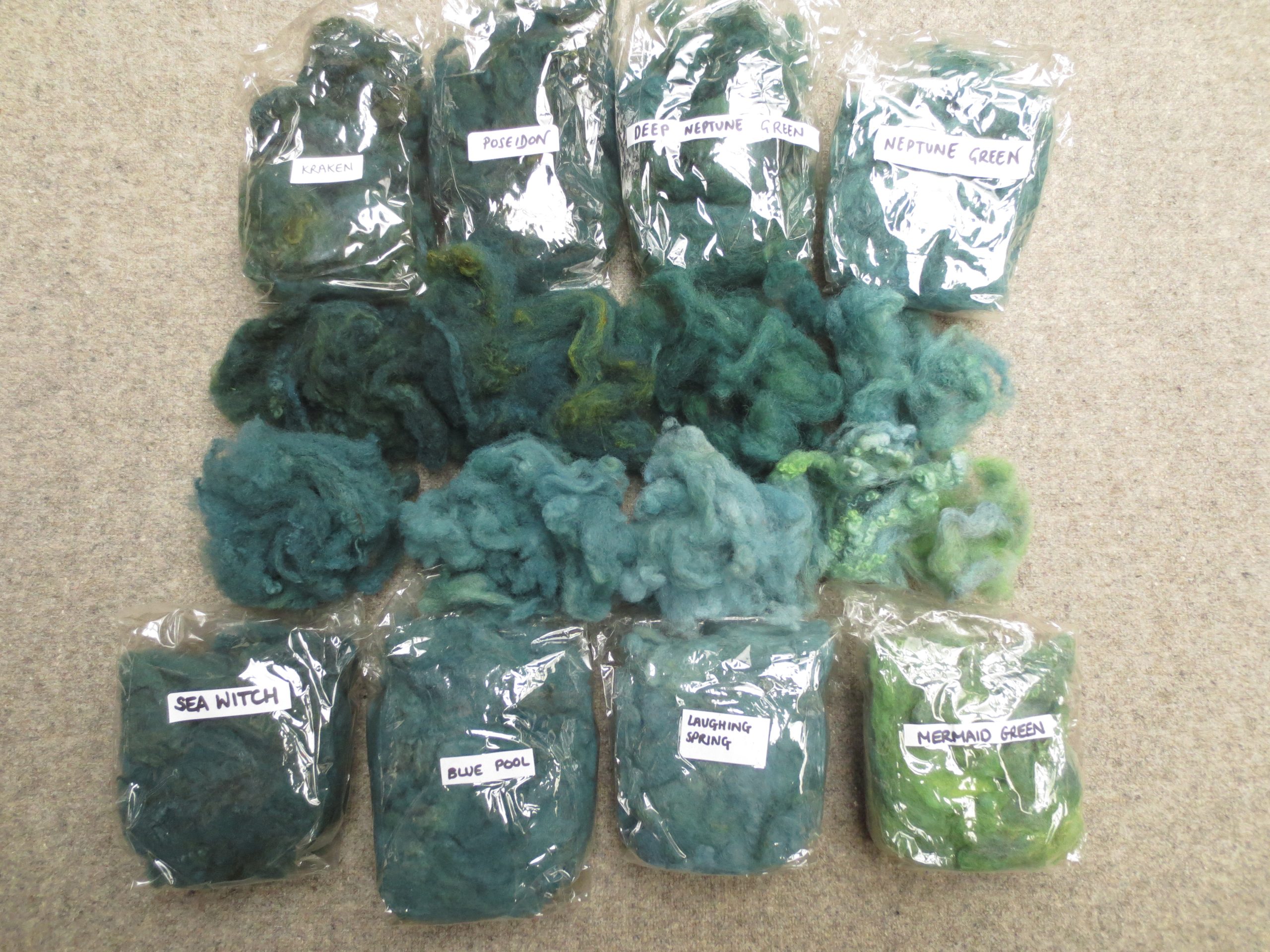 Naturally Dyed Home Grown British Shetland Felting Wool - Image 11