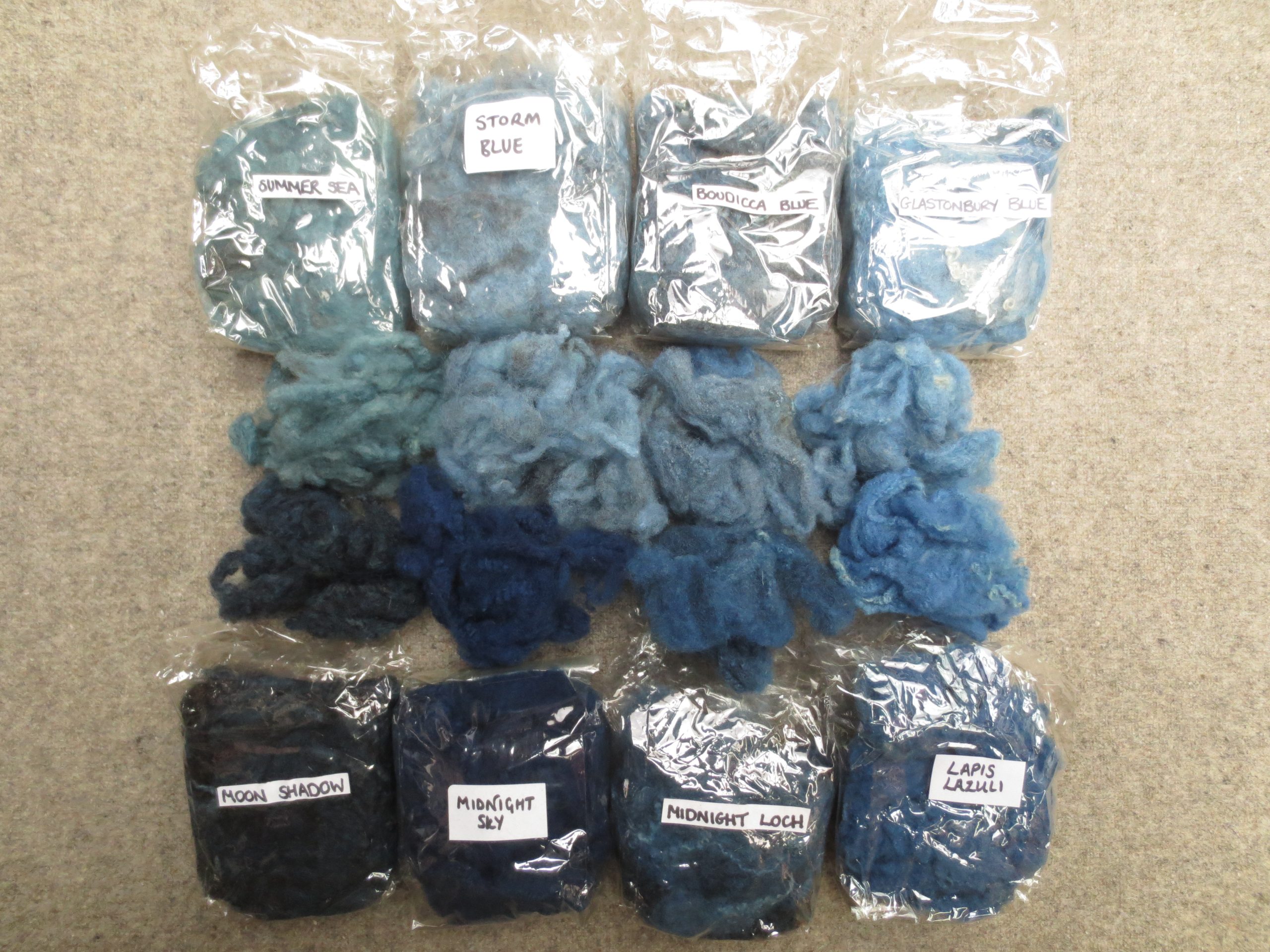 Naturally Dyed Home Grown British Shetland Felting Wool - Image 12