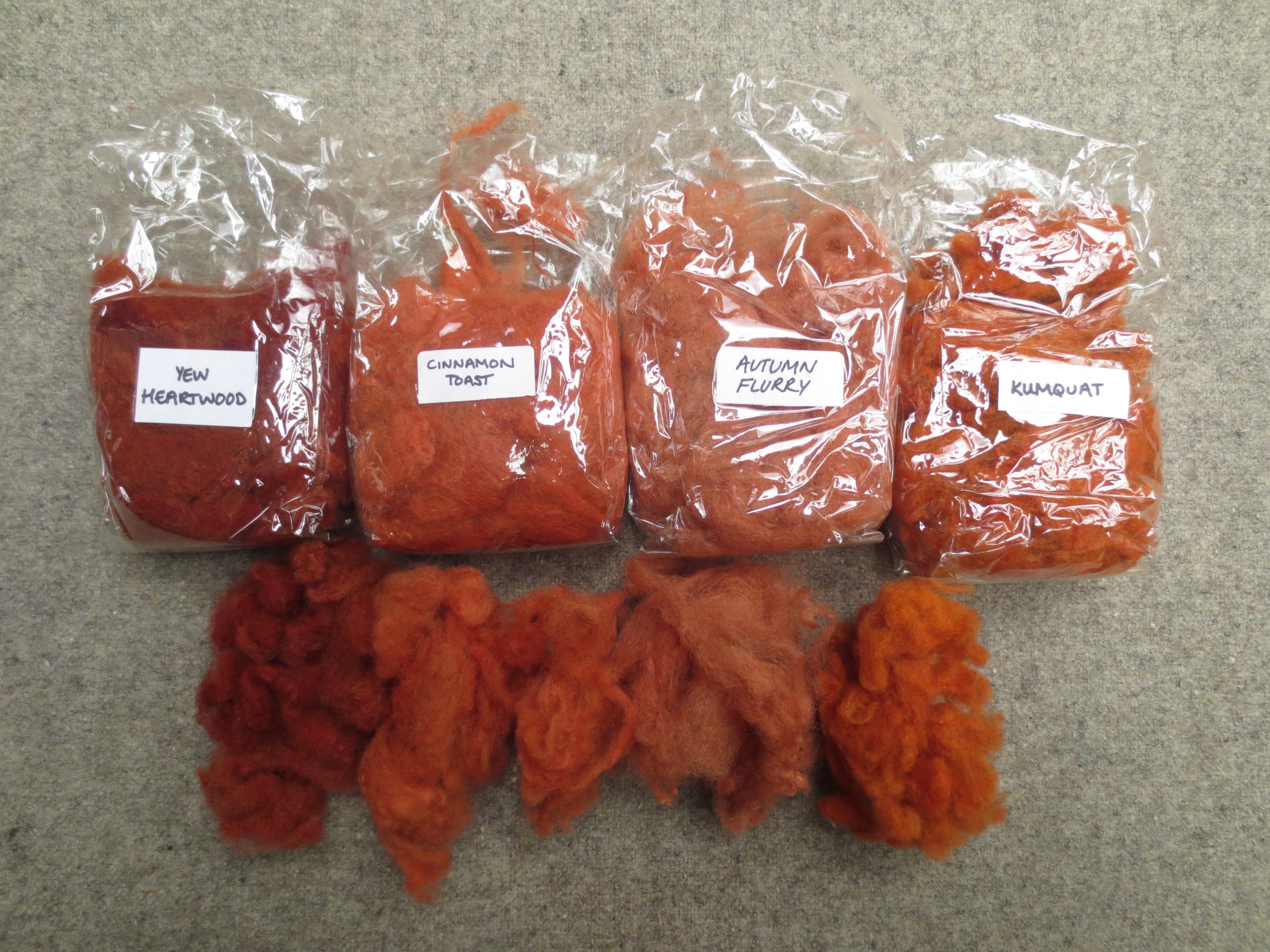 Naturally Dyed Home Grown British Shetland Felting Wool - Image 8
