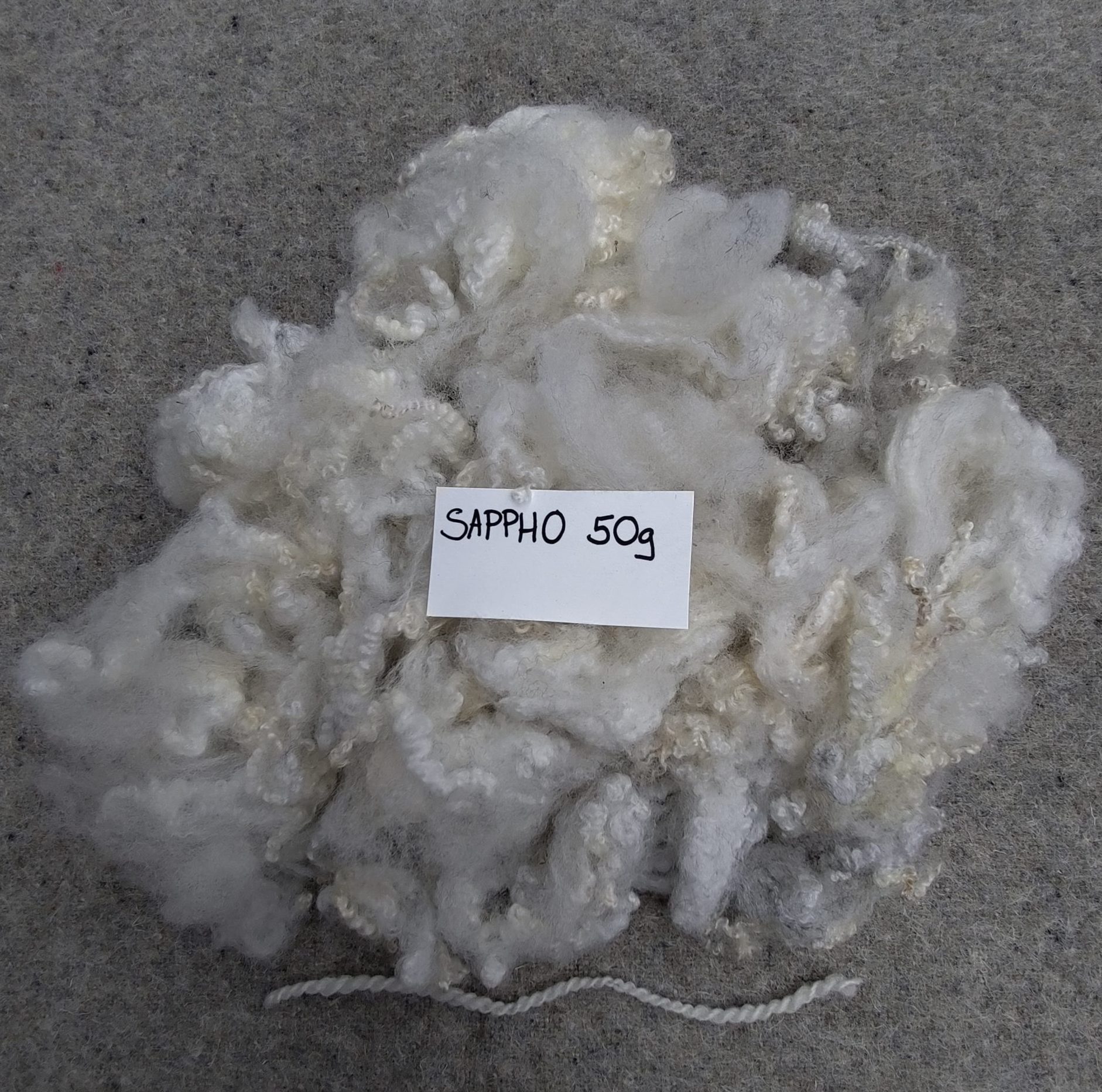 Shetland x Gotland fleece for hand spinners - washed locks - Image 8